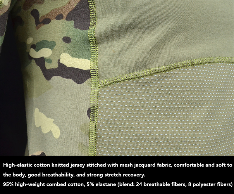 Mege Tactical Camouflage Army Combat Shirt Type II Long Sleeve Breathable Fast Dry Multicam Outdoor Cotton Military Clothing