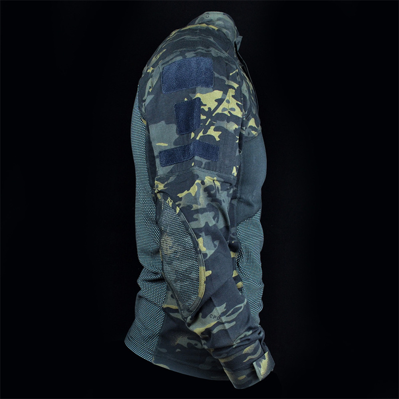 Mege Tactical Camouflage Army Combat Shirt Type II Long Sleeve Breathable Fast Dry Multicam Outdoor Cotton Military Clothing