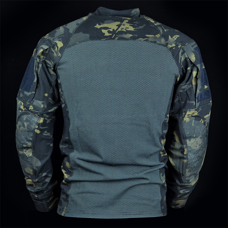 Mege Tactical Camouflage Army Combat Shirt Type II Long Sleeve Breathable Fast Dry Multicam Outdoor Cotton Military Clothing
