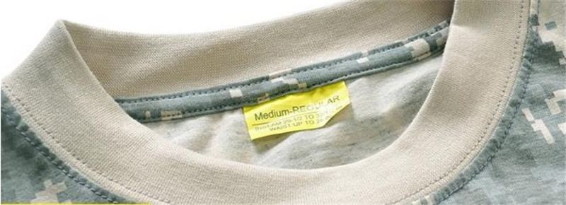 MEGE Military Camouflage Breathable Combat T-Shirt, Men Summer Cotton T-shirt, Army Camo Camp Tees