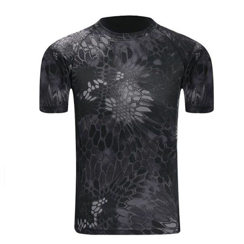 Camouflage Shirt Quick Dry Breathable Tights Army Tactical T-shirt Mens Compression T Shirt Fitness Summer Bodybulding Camouflage Shirt Quick Dry Breathable Tights Army Tactical T-shirt Mens Compression T Shirt Fitness Summer Bodybulding