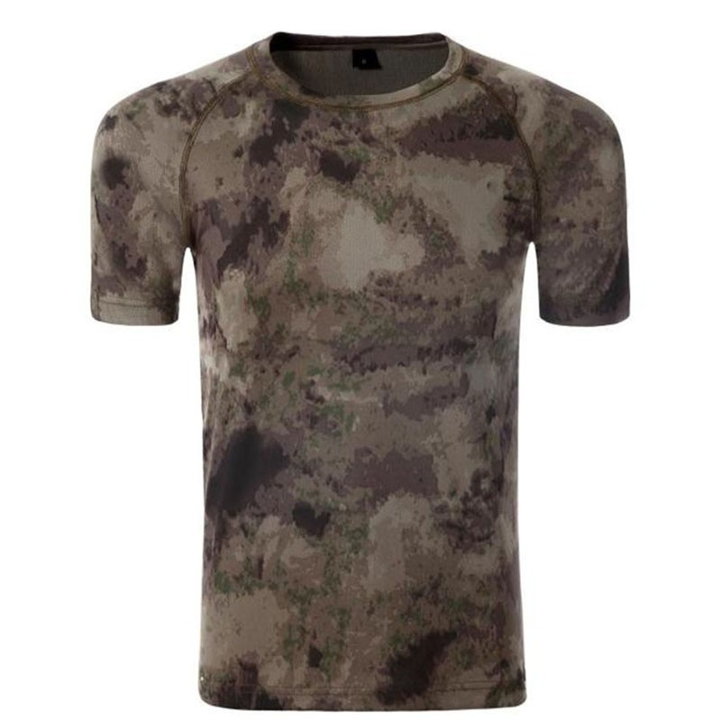 Camouflage Shirt Quick Dry Breathable Tights Army Tactical T-shirt Mens Compression T Shirt Fitness Summer Bodybulding Camouflage Shirt Quick Dry Breathable Tights Army Tactical T-shirt Mens Compression T Shirt Fitness Summer Bodybulding