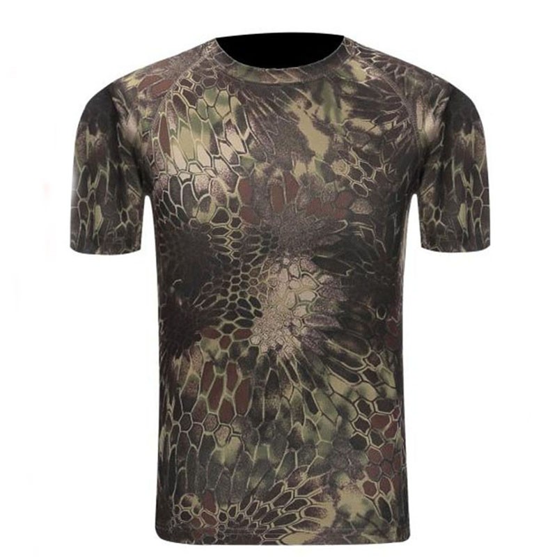 Camouflage Shirt Quick Dry Breathable Tights Army Tactical T-shirt Mens Compression T Shirt Fitness Summer Bodybulding Camouflage Shirt Quick Dry Breathable Tights Army Tactical T-shirt Mens Compression T Shirt Fitness Summer Bodybulding