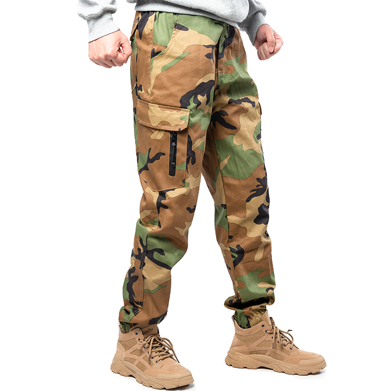 Mege Men Camouflage Jogger Tactical Cargo Pants Military Trousers Casual Streetwear Spring Loose Sweat Pants Outdoor Clothing