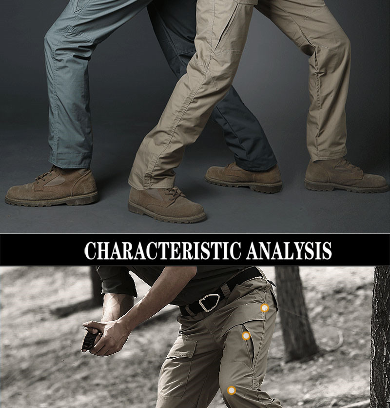 MEGE 2018City Tactical Cargo Pants Men Combat SWAT Army Military Pants Cotton Multi-pocket Stretch Flexible Man Casual Trousers