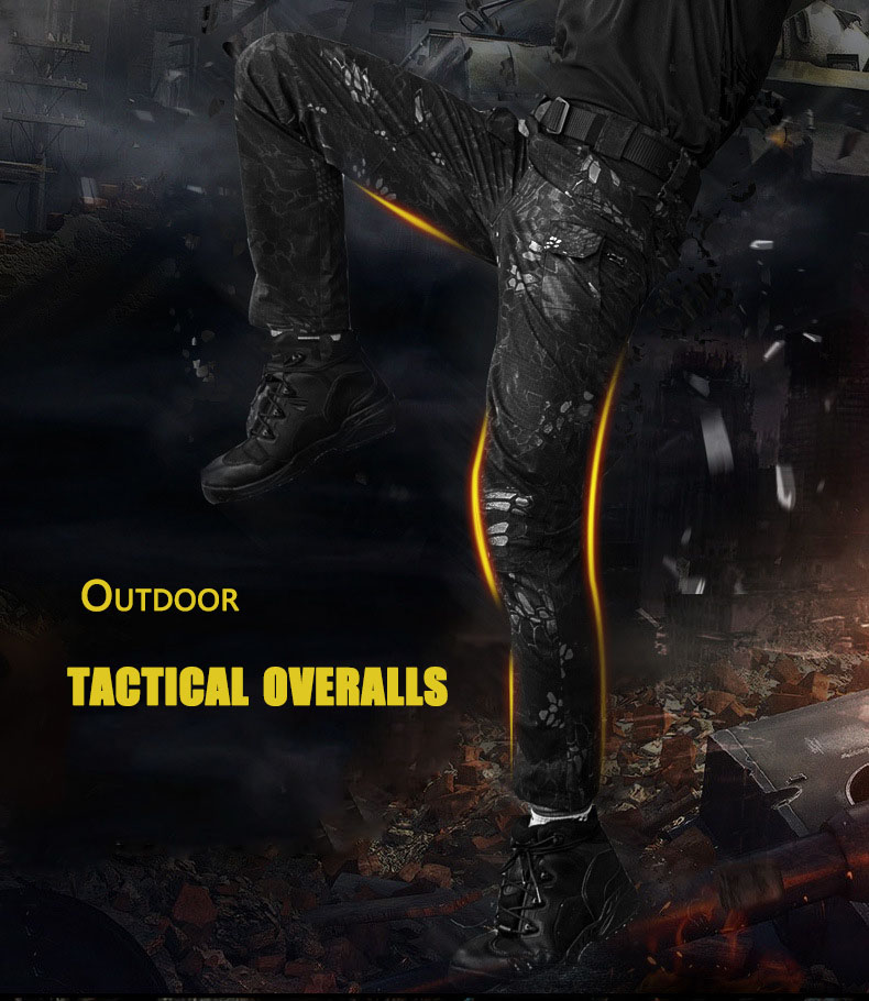 MEGE Brand Tactical Camouflage Military Casual Combat Cargo Pants Water Repellent Ripstop Men's 5XL Trousers Spring Autumn