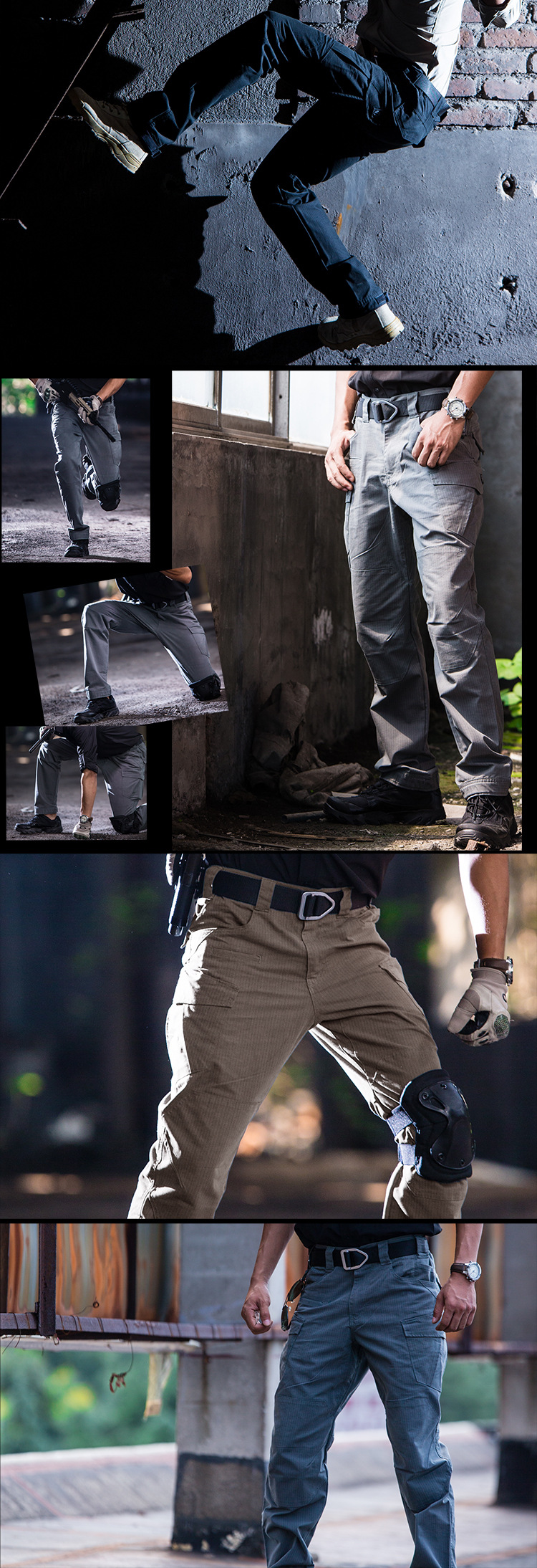 MEGE Tactical Pants Military Casual Cargo Pants Army Combat Trousers Cotton Ripstop Multi Pockets militar Mens Clothing