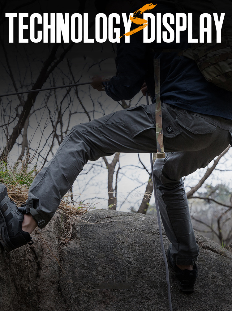 MEGE Tactical Pants Military Casual Cargo Pants Army Combat Trousers Cotton Ripstop Multi Pockets militar Mens Clothing