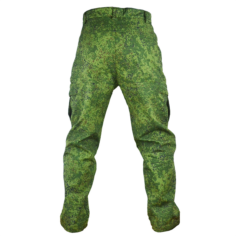 Men's Tactical Cargo Pants Camouflage Military Fleece Army Combat Trousers Waterproof Working Softshell Airsoft Korean Pants
