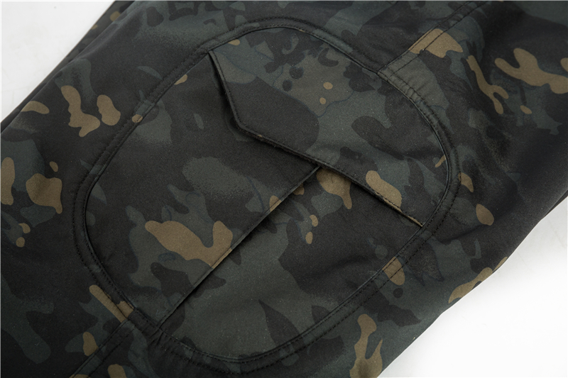 Mege Men's Tactical Cargo Pants Camouflage Military Fleece Army Combat Trousers Waterproof Windcheater Softshell Airsoft Pants