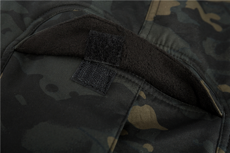 Mege Men's Tactical Cargo Pants Camouflage Military Fleece Army Combat Trousers Waterproof Windcheater Softshell Airsoft Pants