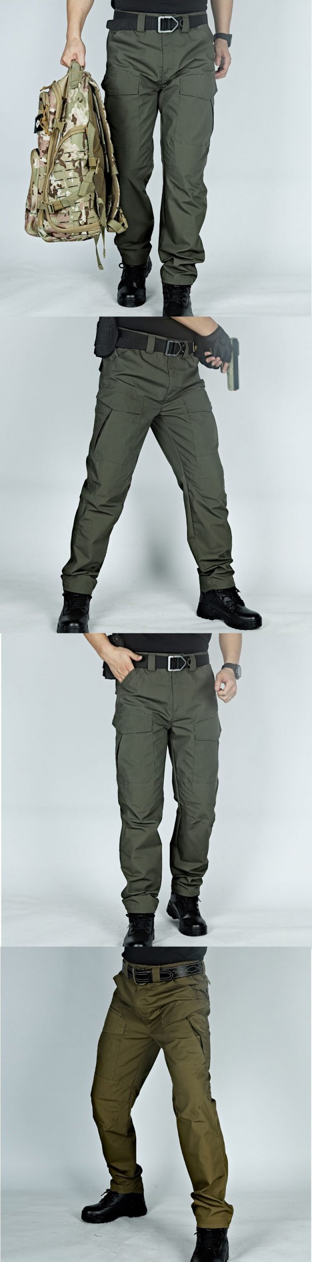 Mege Tactical Cargo Pants Wide Leg Durable Work Trousers for Men US Army Camouflage Military Combat Paintball Airsoft Sportswear