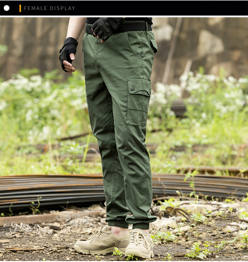 Mege Men Tactical Clothing Military Pants Army Combat Cotton Jogger Pants Streetwear Black Trousers Casual Style Dropshipping