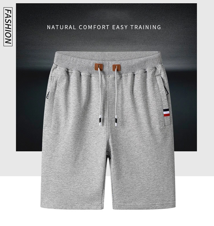 Mege Brand Clothing Men's Summer Casual Shorts Solid Boardshort Bermuda Male Drawstring Elastic Waist Breeches Beach Shorts