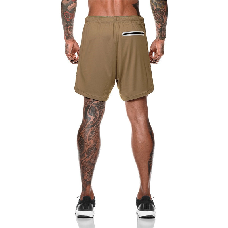 Mege Brand Camouflage Military Jogger Men Shorts Fast Dry Double Layer 2 in 1 Short Pants Beach Shorts Male Sweatpants Dropship