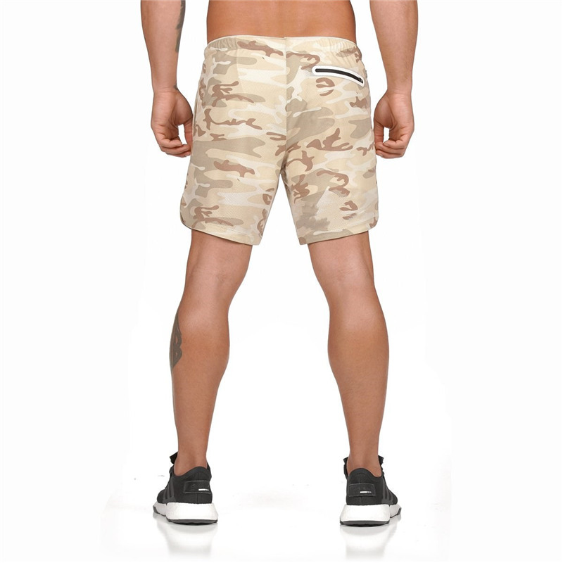 Mege Brand Camouflage Military Jogger Men Shorts Fast Dry Double Layer 2 in 1 Short Pants Beach Shorts Male Sweatpants Dropship