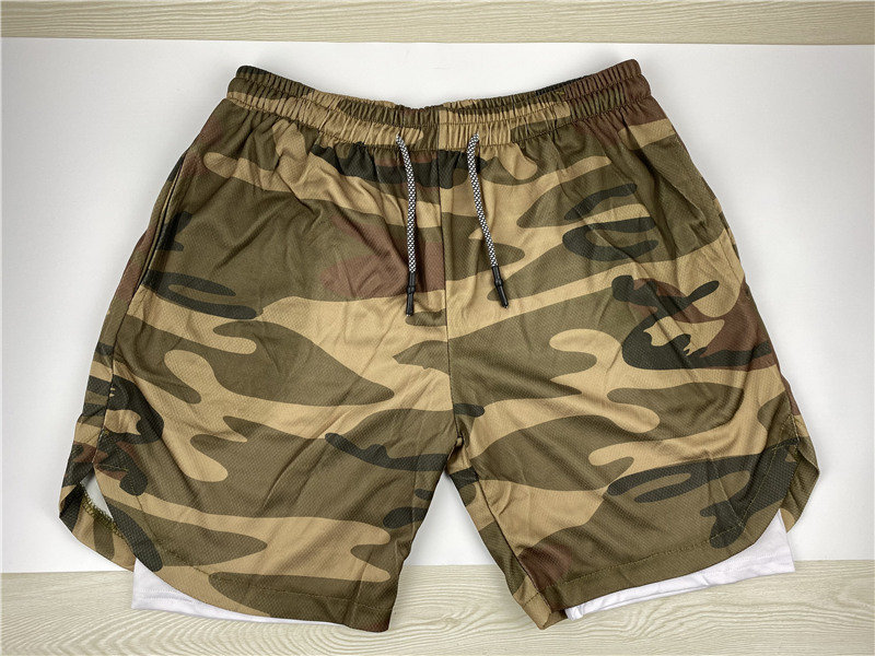 Mege Brand Camouflage Military Jogger Men Shorts Fast Dry Double Layer 2 in 1 Short Pants Beach Shorts Male Sweatpants Dropship