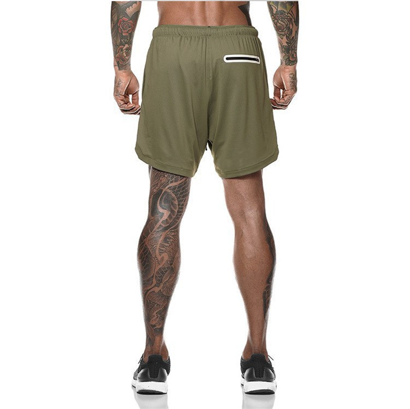 Mege Brand Camouflage Military Jogger Men Shorts Fast Dry Double Layer 2 in 1 Short Pants Beach Shorts Male Sweatpants Dropship