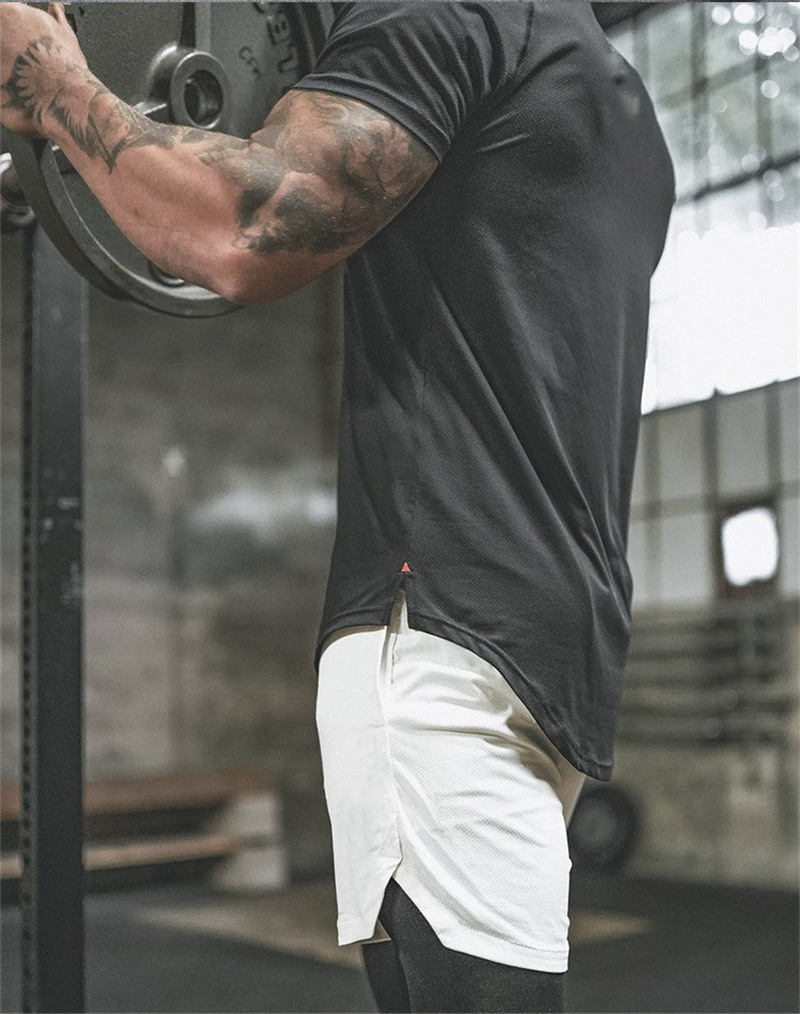 Mege Brand Camouflage Military Jogger Men Shorts Fast Dry Double Layer 2 in 1 Short Pants Beach Shorts Male Sweatpants Dropship