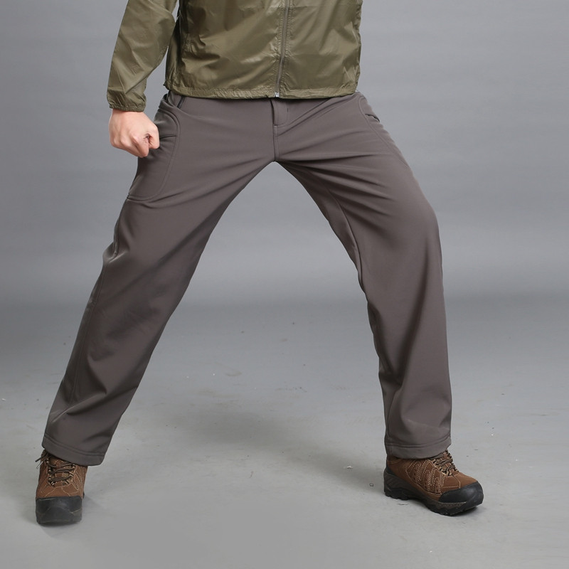 MEGE Soft Shell Tactical Camouflage Pants Men Combat Waterproof Military Cargo Warm Fleece Camo Winter Warm Army Modis Trousers