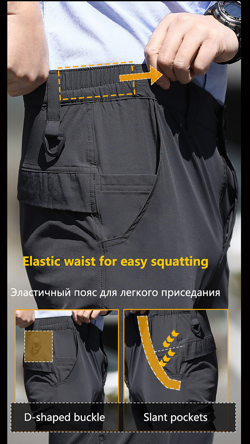 Mege Tactical Cargo Pants Multi pockets Nylon Fast Dry Spring Summer Stretchable Outdoor Combat Trousers Casual Business Pants Mege Tactical Cargo Pants Multi pockets Nylon Fast Dry Spring Summer Stretchable Outdoor Combat Trousers Casual Business Pants