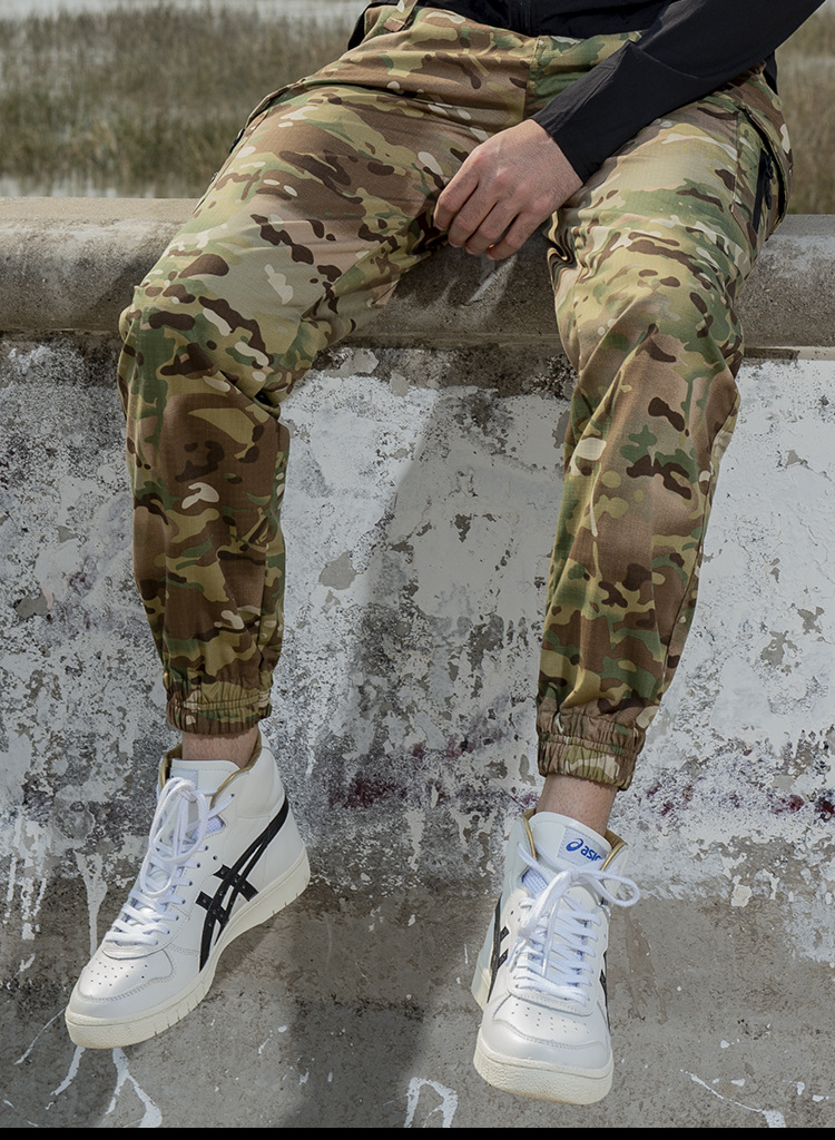 Mege Brand Men Fashion Streetwear Casual Camouflage Jogger Pants Tactical Military Trousers Men Cargo Pants for Droppshipping