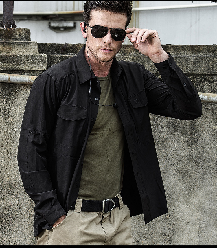 Mege Brand Spring Tactical Clothing Military Army Shirt Multi Pockets Fast Dry Breathable Casual Combat Shirt Dropshipping