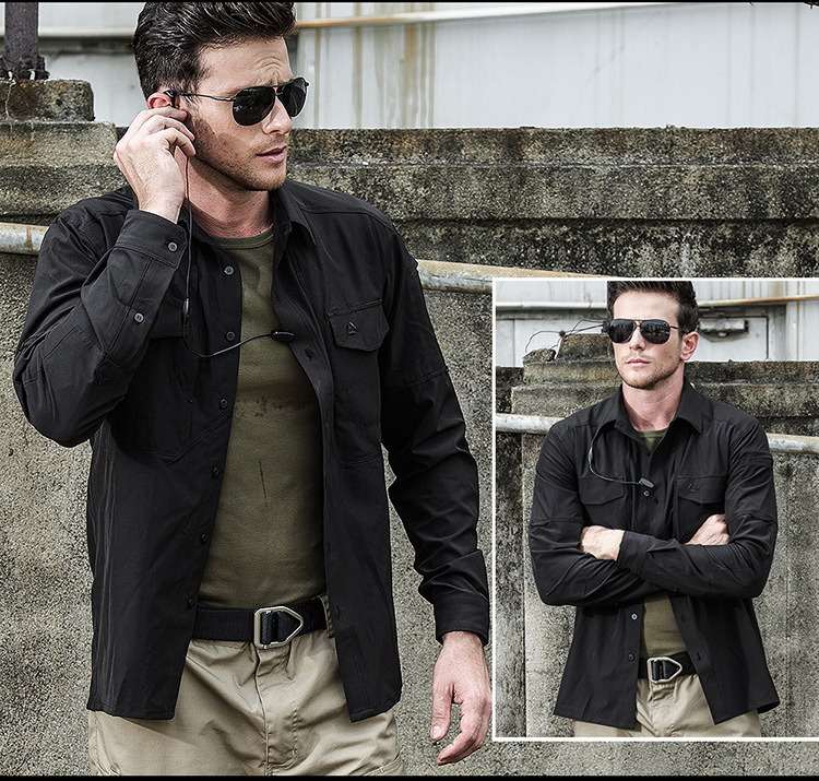 Mege Brand Spring Tactical Clothing Military Army Shirt Multi Pockets Fast Dry Breathable Casual Combat Shirt Dropshipping