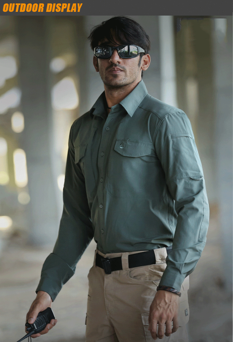 Mege Brand Spring Tactical Clothing Military Army Shirt Multi Pockets Fast Dry Breathable Casual Combat Shirt Dropshipping