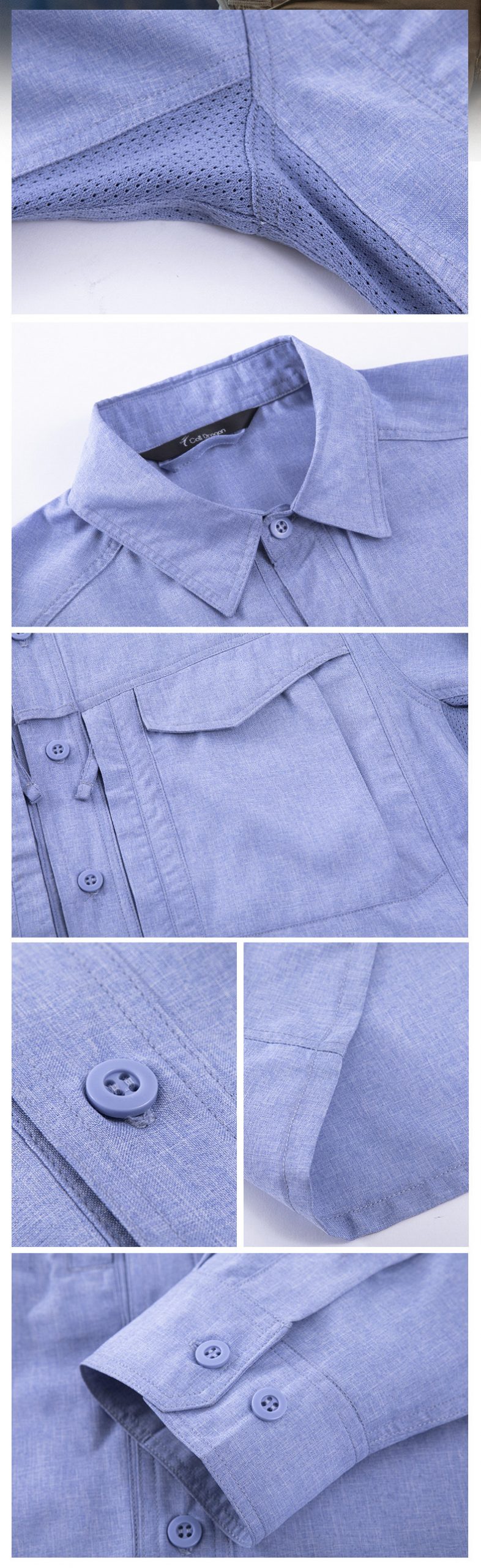 Mege Men's Tactical Military Shirt Lightweight Army Jacket Shirt Quick Dry Outdoor Shirt Summer Long Sleeve Work Hunt Shirt