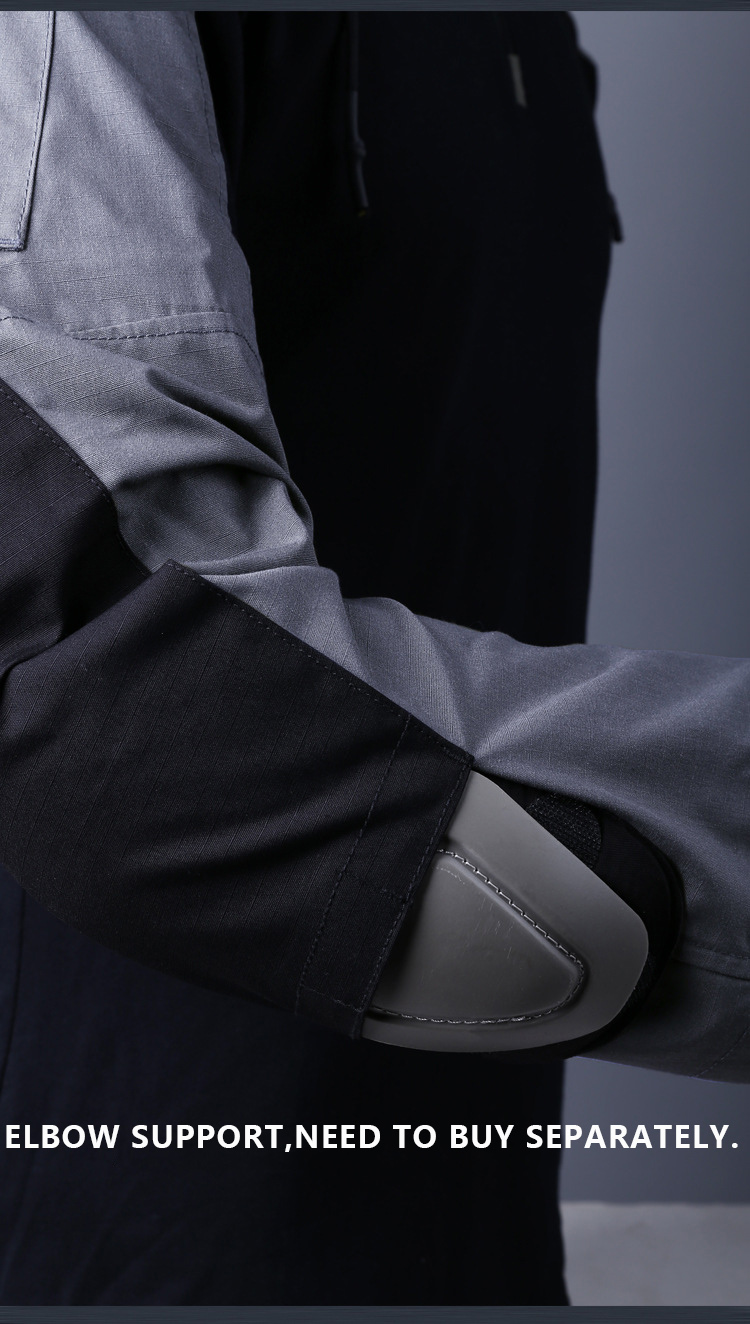 MEGE Tactical Combat Men Shirt Long Sleeve Military Clothing Soldiers Army Hooded Solid Shirt Outwear Ripstop Dropshipping