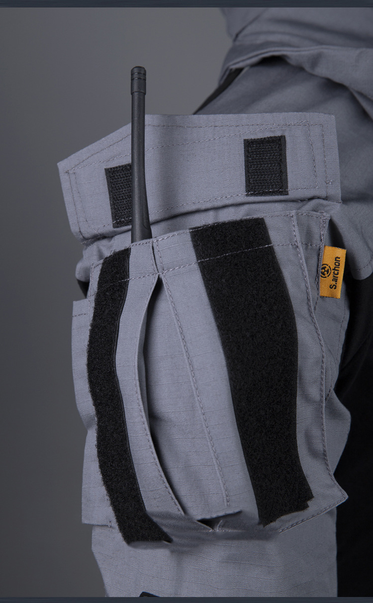 MEGE Tactical Combat Men Shirt Long Sleeve Military Clothing Soldiers Army Hooded Solid Shirt Outwear Ripstop Dropshipping