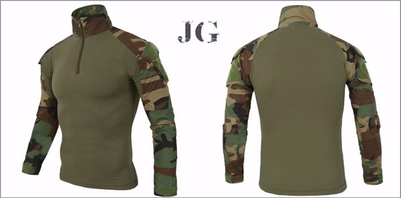 MEGE 12 Camouflage colors US Army Combat Uniform military shirt cargo multicam Airsoft paintball tactical cloth with elbow pads MEGE 12 Camouflage colors US Army Combat Uniform military shirt cargo multicam Airsoft paintball tactical cloth with elbow pads
