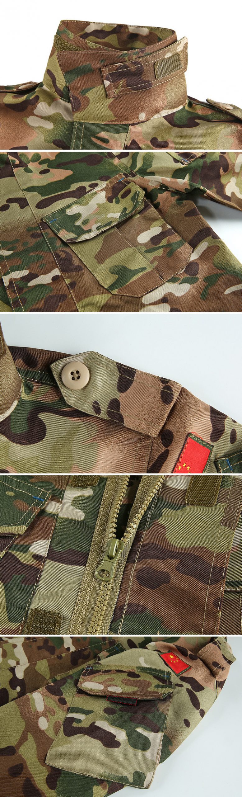 Mege Military Uniform for Children Outdoor Kids Teenagers Tactical Camouflage Combat Suit Army Soldier Airsoft CS Game Multicam