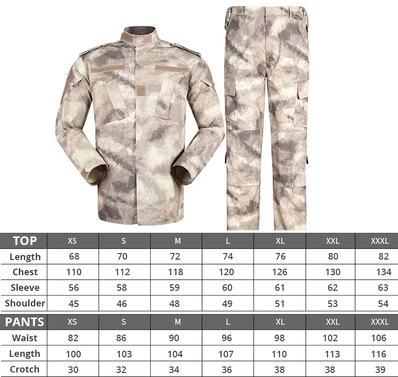 Mege Camouflage Army Tactical Military Uniform Combat Assualt Clothing Special Forces ACU BDU Militar Uniforms Airsoft Paintball