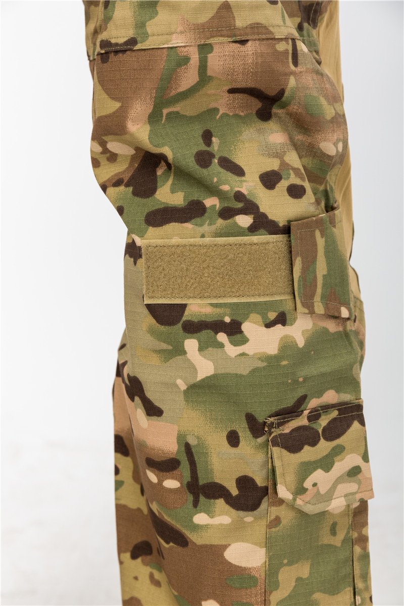 Mege Tactical Camouflage Military Combat Uniform Set Shirts Cargo Pants with Pads G3 Outdoor Soldier Airsoft Paintball Clothing