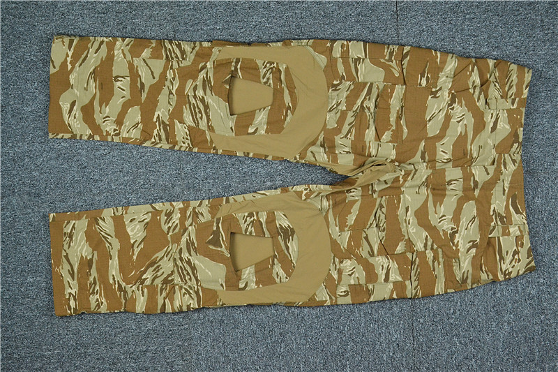 Mege Tactical Camouflage Military Combat Uniform Set Shirts Cargo Pants with Pads G3 Outdoor Soldier Airsoft Paintball Clothing