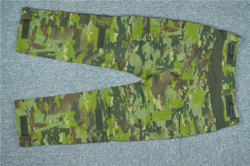 Mege Tactical Camouflage Military Combat Uniform Set Shirts Cargo Pants with Pads G3 Outdoor Soldier Airsoft Paintball Clothing