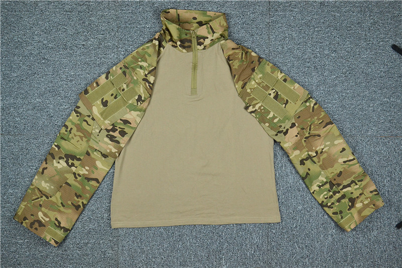 Mege Tactical Camouflage Military Combat Uniform Set Shirts Cargo Pants with Pads G3 Outdoor Soldier Airsoft Paintball Clothing