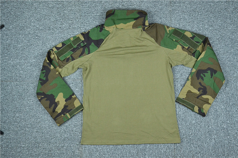 Mege Tactical Camouflage Military Combat Uniform Set Shirts Cargo Pants with Pads G3 Outdoor Soldier Airsoft Paintball Clothing