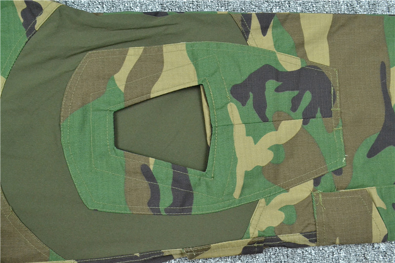 Mege Tactical Camouflage Military Combat Uniform Set Shirts Cargo Pants with Pads G3 Outdoor Soldier Airsoft Paintball Clothing