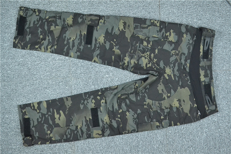 Mege Tactical Camouflage Military Combat Uniform Set Shirts Cargo Pants with Pads G3 Outdoor Soldier Airsoft Paintball Clothing