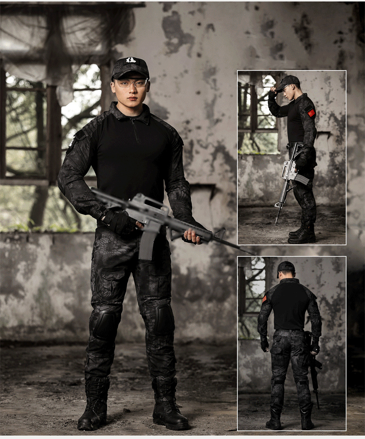 Mege Army Military Uniform Tactical Camouflage Suit Multicam Combat Shirt Pants Soldier USMC Airsoft Equipment Women Navy Seal