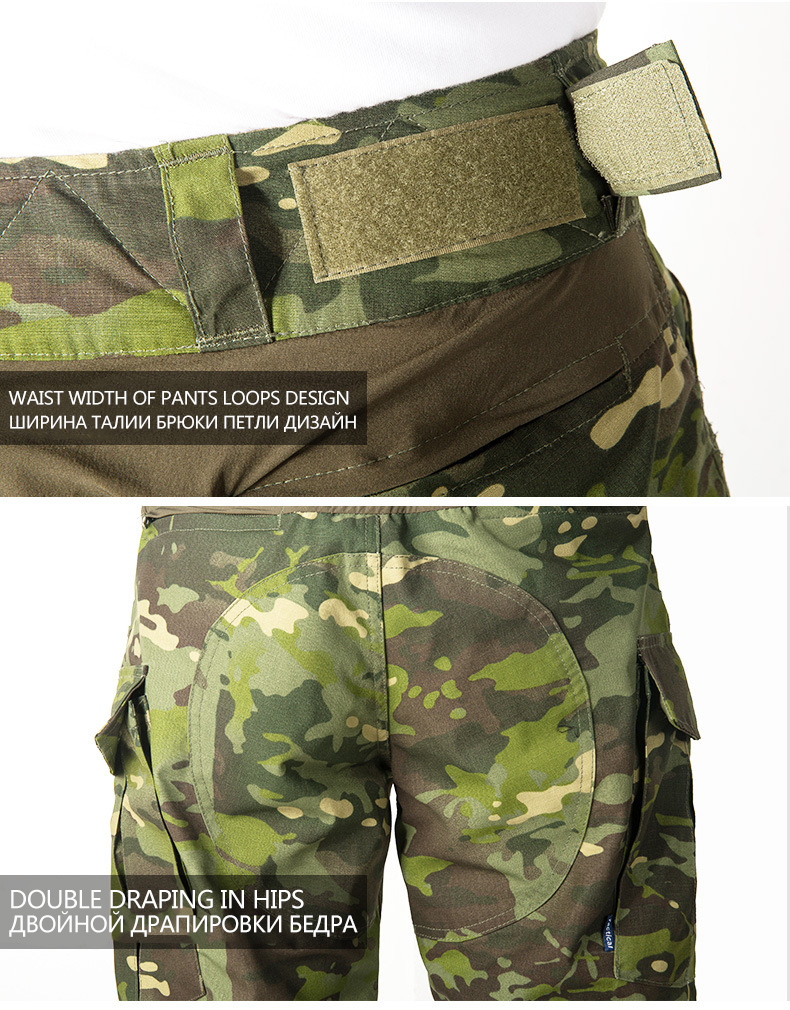 Mege Camouflage Tactical Military Uniform Multicam Special Forces Soldier Suit Combat Shirt Pants Tactics Airsoft Militaire