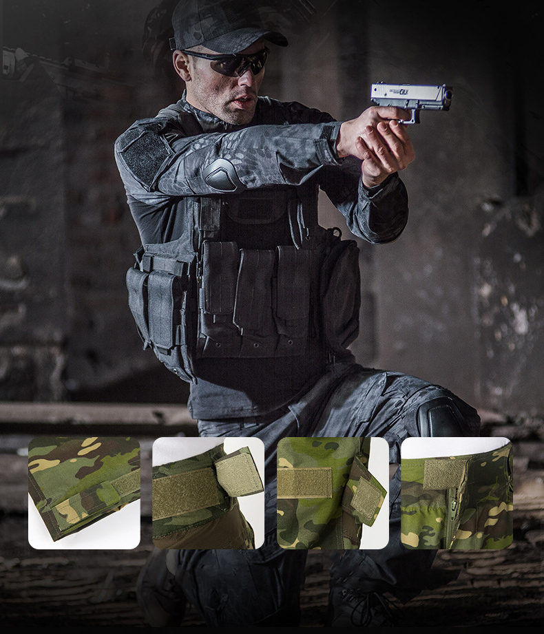 Mege Camouflage Tactical Military Uniform Multicam Special Forces Soldier Suit Combat Shirt Pants Tactics Airsoft Militaire