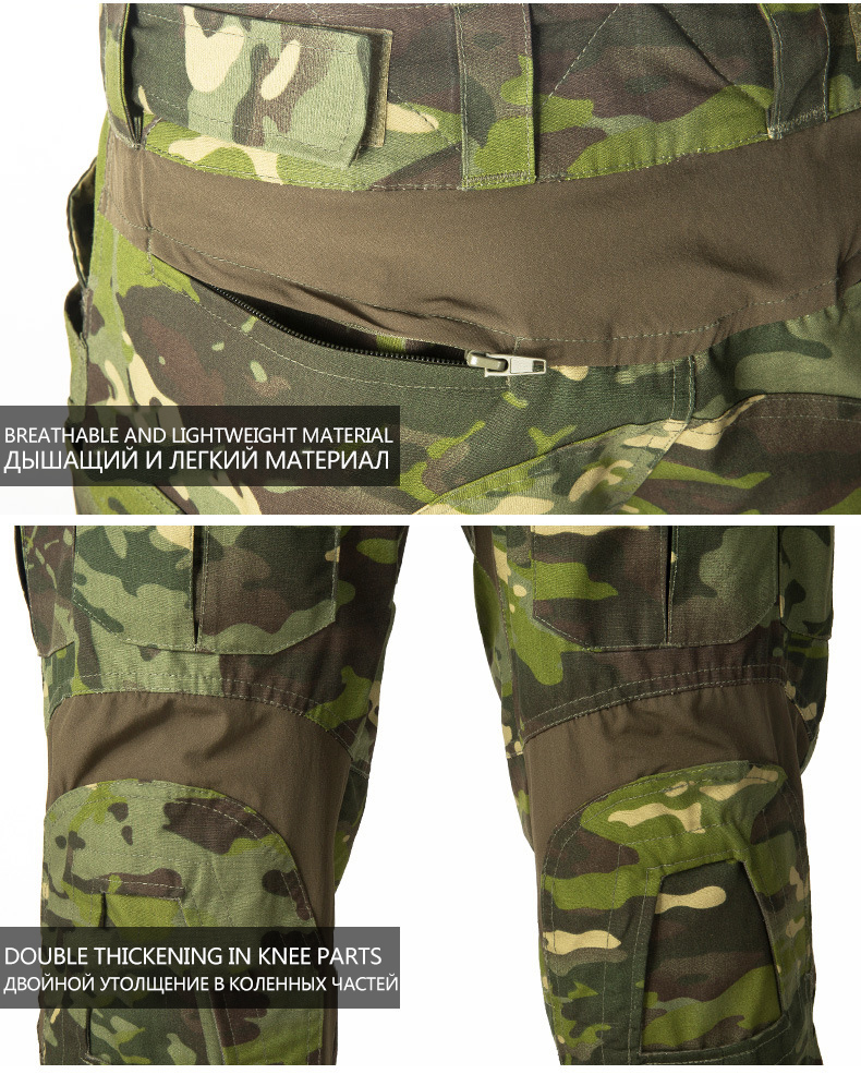 Mege Camouflage Tactical Military Uniform Multicam Special Forces Soldier Suit Combat Shirt Pants Tactics Airsoft Militaire