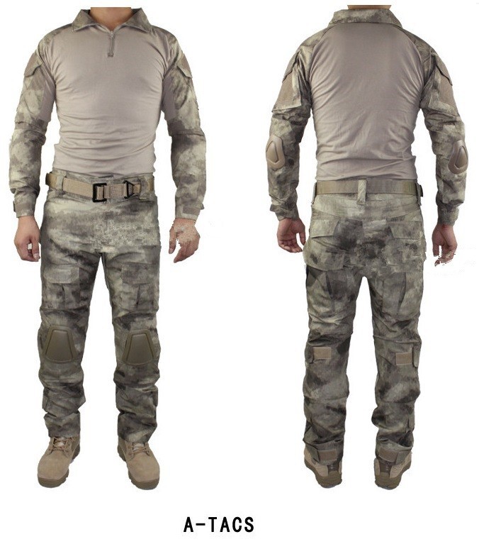 Camouflage tactical military clothing paintball army cargo pants combat ...