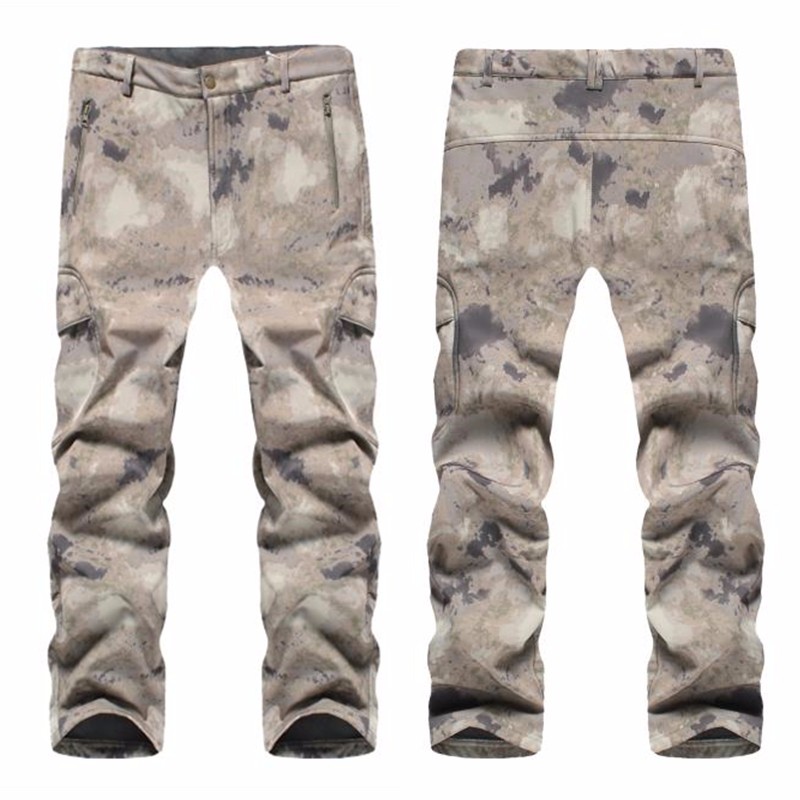 Men autumn winter jacket coat soft shell shark skin clothes, waterproof military clothing camouflage jacket