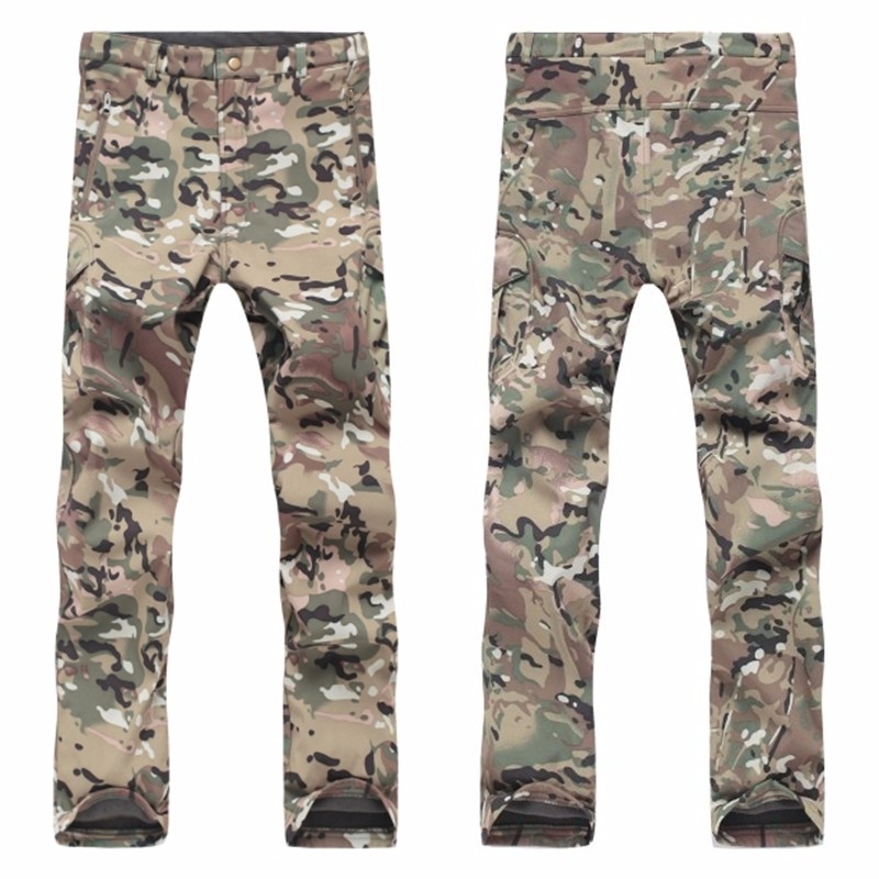 Men autumn winter jacket coat soft shell shark skin clothes, waterproof military clothing camouflage jacket