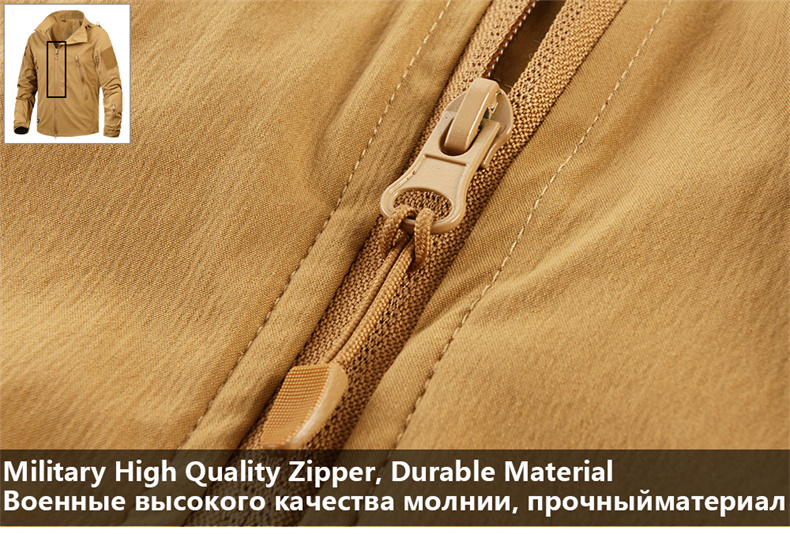 MEGE Men's Military Jacket Tactical Field Coat Spring Training Army Clothing Breathable Nylon Lightweight Vintage Windbreaker